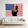 Sydney Sweeney Actress Tapestry Multiple Sizes Printed Art Design Celebrity Theme Polyester Wall Decor for Bedroom Party Living
