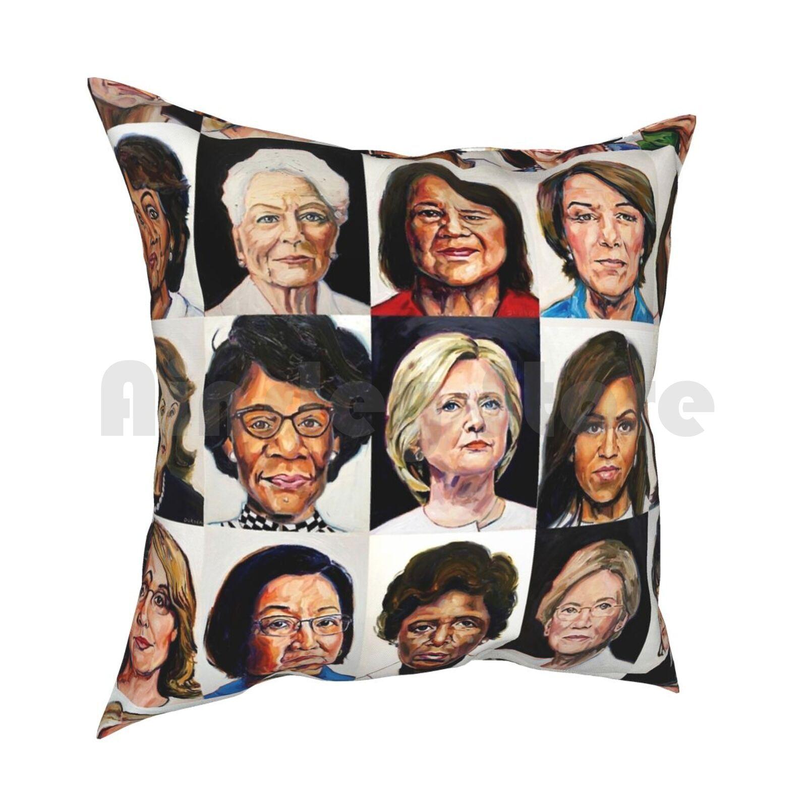Sheroes Pillow Case Printed Home Soft DIY Pillow Cover Womens Feminist 30cmx30cm