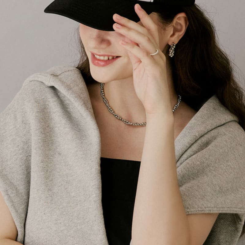 VINTAGE HOLLYWOOD Ivy Ball Necklace_VH2479NE006M