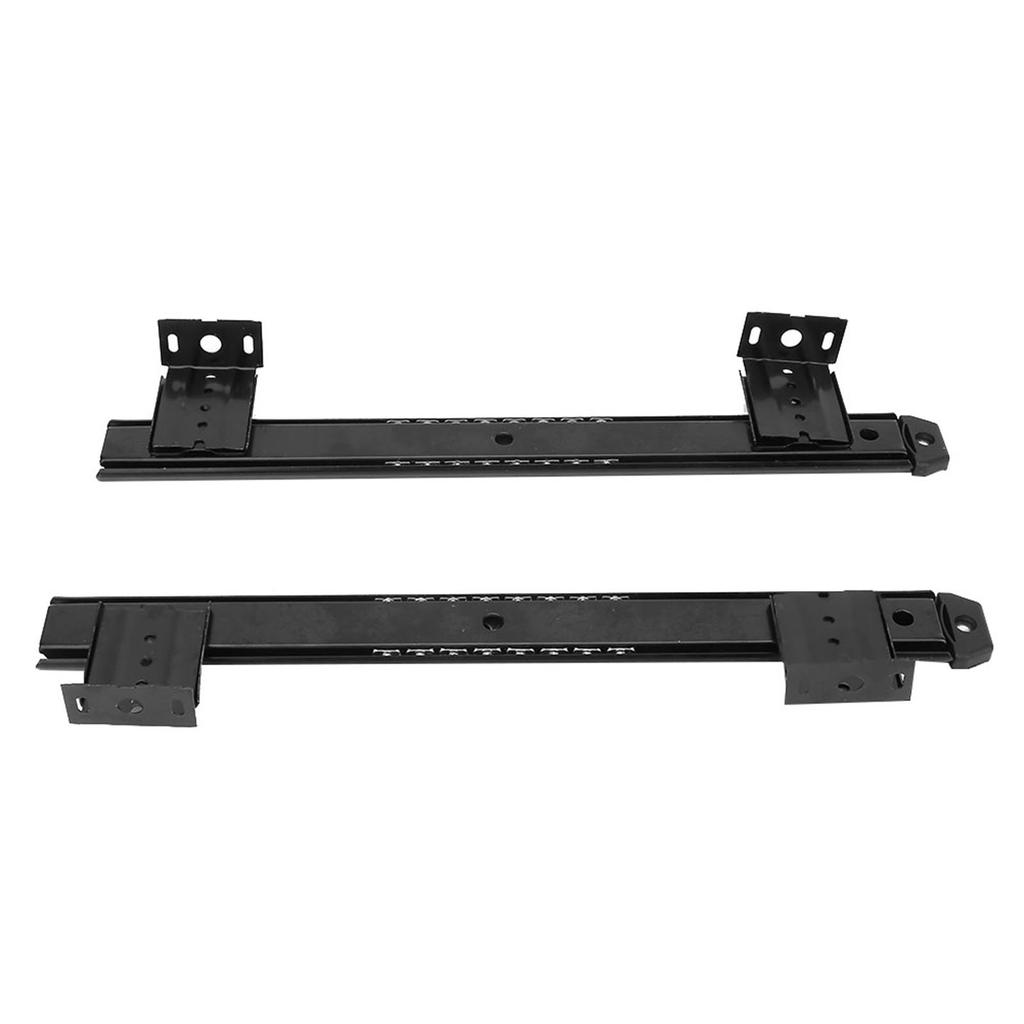 2Pcs Thickened Cold Rolled Steel Computer Desk Keyboard Slide Rail Bracket(white)