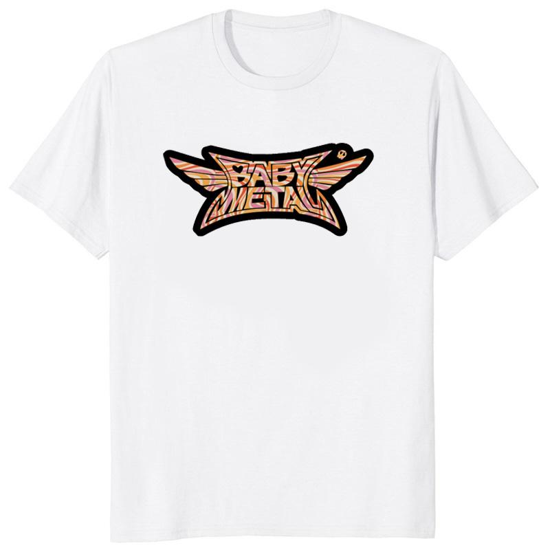 Футболка Babymetal Metal Galaxy Japan Death Logo Metal Band, унисекс, хип-хоп, рок-группа, повседневные топы с коротким рукавом, модная футболка Y2k 4XL