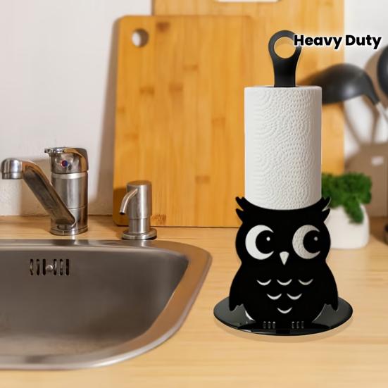 Paper Towel Holder with Cute Pattern Design Kitchen Paper Roll Stand