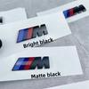 BBKT7 1PCS Sport Black Silver Replacement Rear Trunk Emblem Badge For BMW M ABS Logo Side Label Sports Displacement M badge Sticker