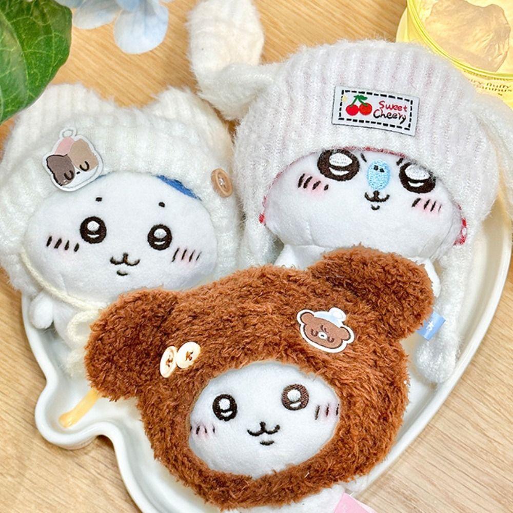 Rabbit Ears Cotton Doll Clothes Bread Clothes Outfit Accessories Fashion Doll Hat  10cm Doll