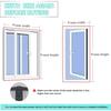 Magnetic Window Net, Transparent Washable Automatically Seal Mesh Window, Easy to Install Without Drilling, for Any Kind of Windows