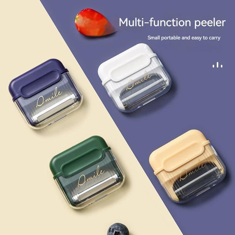 Portable Kitchen Multi-Function Peeler Swivel Vegetable Fruit Potato Peeler With Magnet Stainless Steel Kitchen Accessories