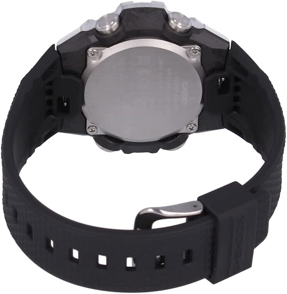 CASIO Bluetooth Watch with Tough Solar and Stainless Steel G-SHOCK G-STEEL Men's Case, GST-B400-1A