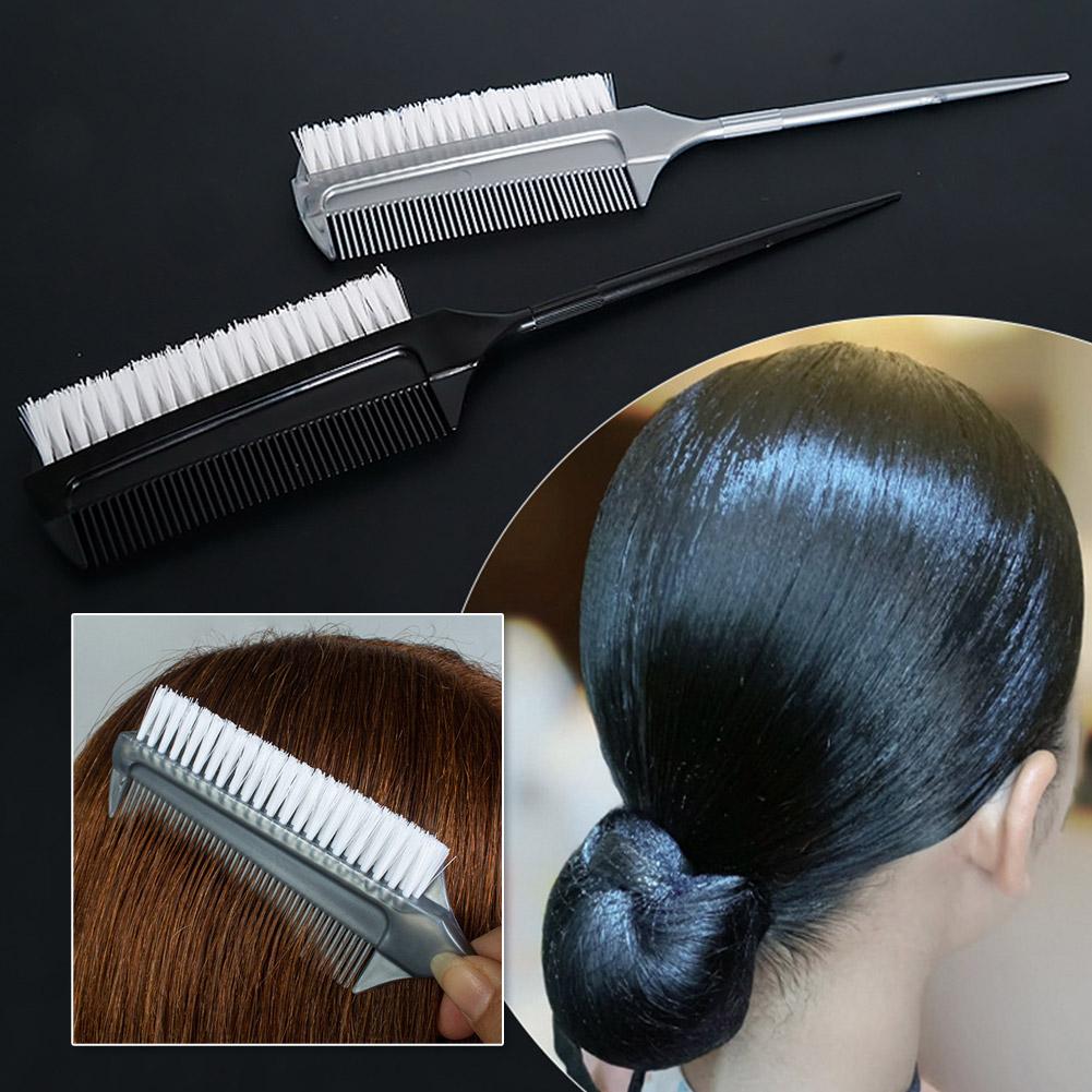 Professional Hair Dye Applicator Brush Hair Comb Double-sided Rat Tail Hair Comb For Edge Teasing, Parting, And Hair Styling