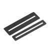 PATIKIL Guitar Fretboard Guard, Stainless Steel Fretboard Protector, Black, for Fret Dressing and Polishing