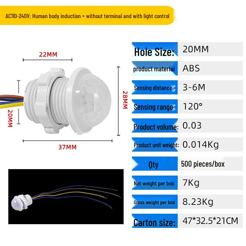 Smart Infrared Motion Sensor Light Controller with Delay