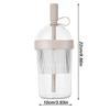 Tazza da Caffè Riutilizzabile 17oz Tumbler per Bevande Fredde con Coperchio e Cannuccia per Donne Uomini Viaggiatori Studenti Casa Ufficio Palestra Spiaggia Picnic Campeggio