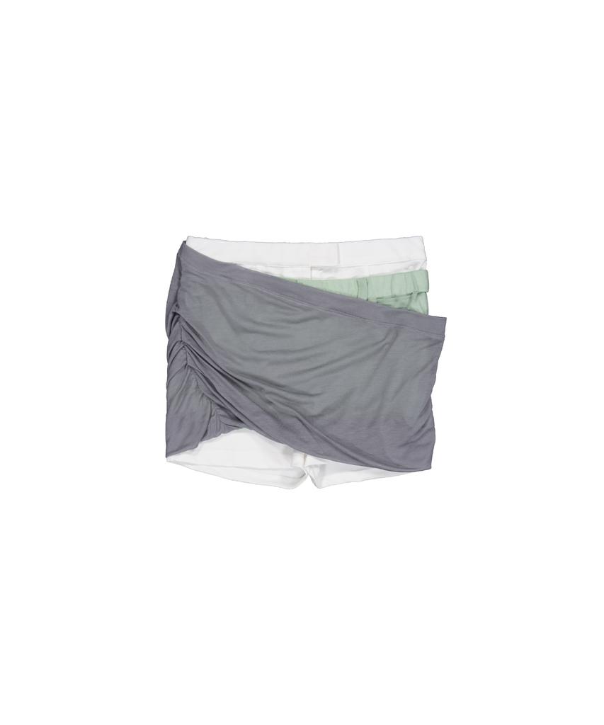 Peulaentigseobiseu Triple Layered Mini Skirt - Gray