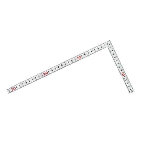 Shinwa Sokutei Curved Ruler, Same Masterpiece, Silver, 30cm, 10647