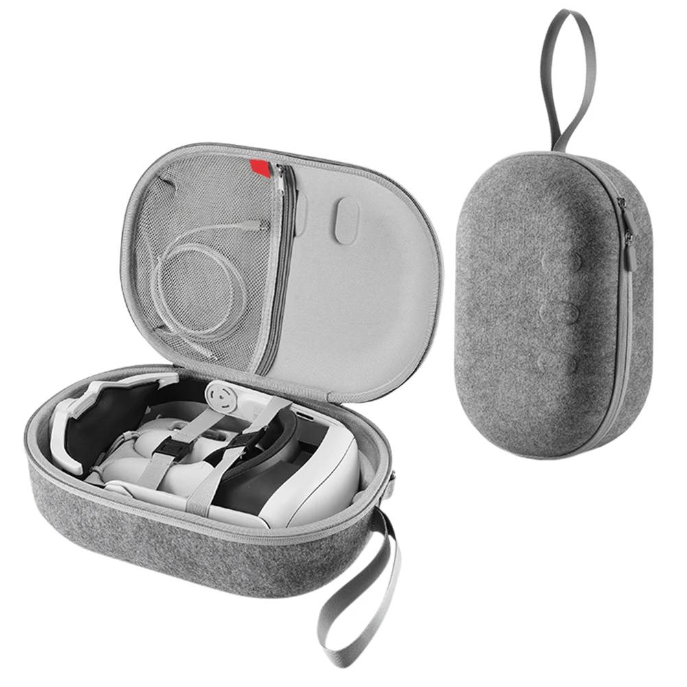 Portable Case For Meta Quest 3 Travel Carrying Case VR Larger Capacity Storage Bag For Quest 3 Protective EVA Bag VR Accessories