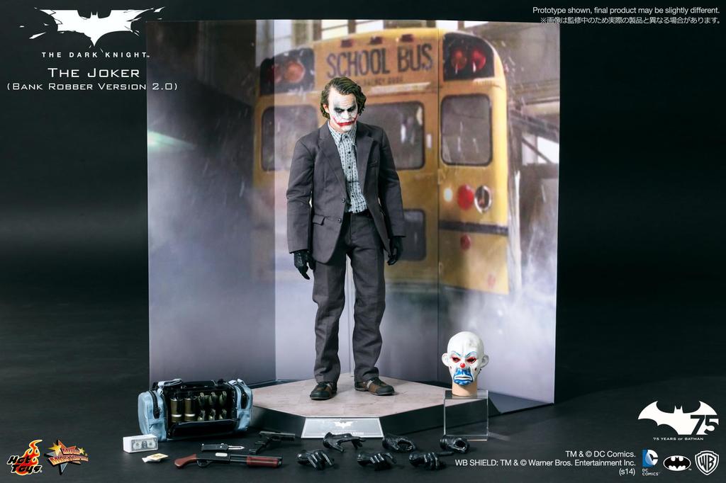 [Toy Sapiens Exclusive] Movie Masterpiece "The Dark Knight" 1/6 Scale Figure Joker (Bank Robber/Version 2.0)