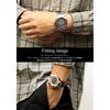 Salvatore Marra Watch Silver x Black Automatic Skeleton Business Formal Men's