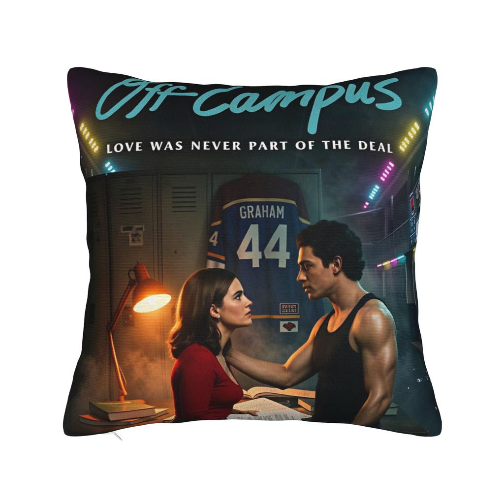 Briar U Hawks Briar University Hockey club Off Campus Pillow Cover Funny Pillow Case For Couch Sofa Bedroom Graphic Pillowcases