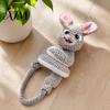 Interactive Tug of War Toys for Dogs Dog Rope Toy, Cute Fox Rabbit Squeaky Chew Toy with Crinkle Paper, Durable Medium Large Pull Dogs, Pet