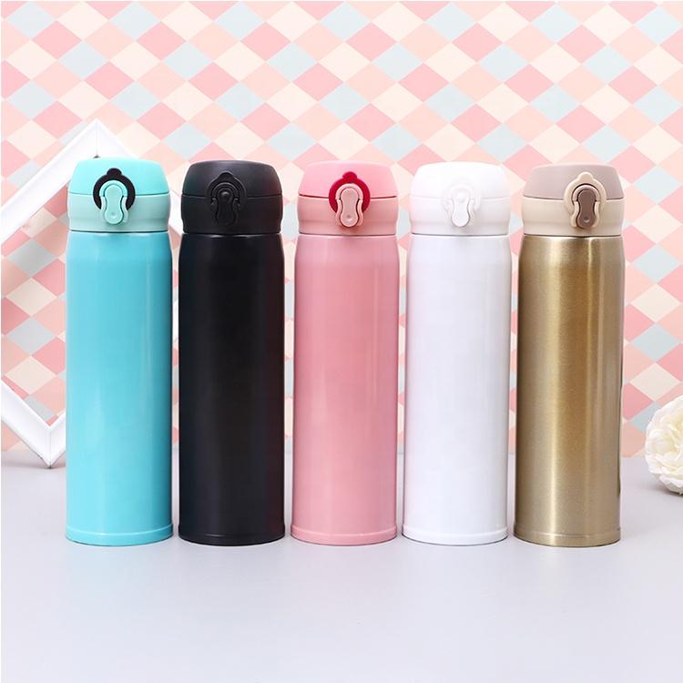 2019 Hot Sell Different Color Flask Cup Vacuum Stainless Steel Insulated Drinks Bottle