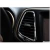 For Jeep Cherokee 14-2018 Bright Chrome Center Console AC Air Outlet Vent Trim