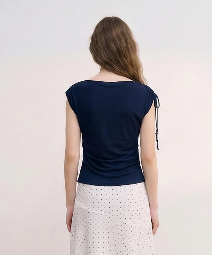 JUCYJUDY Asymmetrical Off-Shoulder T-Shirt J1Ts329A