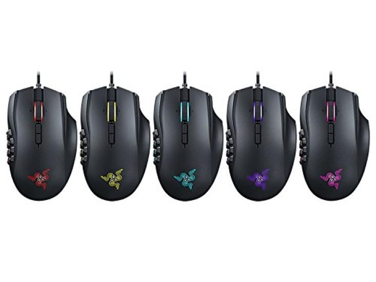 Razer Naga Chroma MMO Gaming Mouse Multi-Lighting (Officially Guaranteed) RZ01-01610100-R3A1