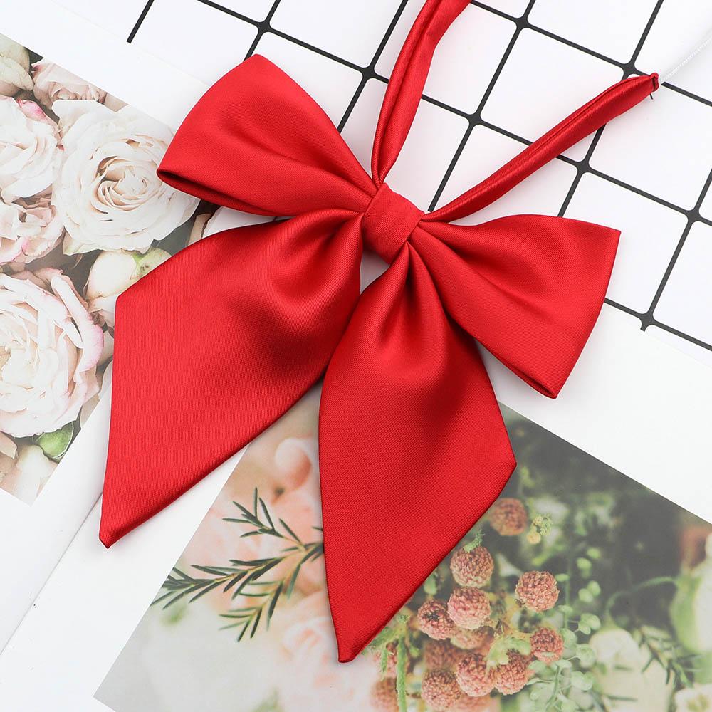 Perfect Match Colorful Women‘S Shirts Bowtie Ladies Girl School Wedding Party Bowknot Pink Bule Black Classic Butterfly Knot Suits Accessories