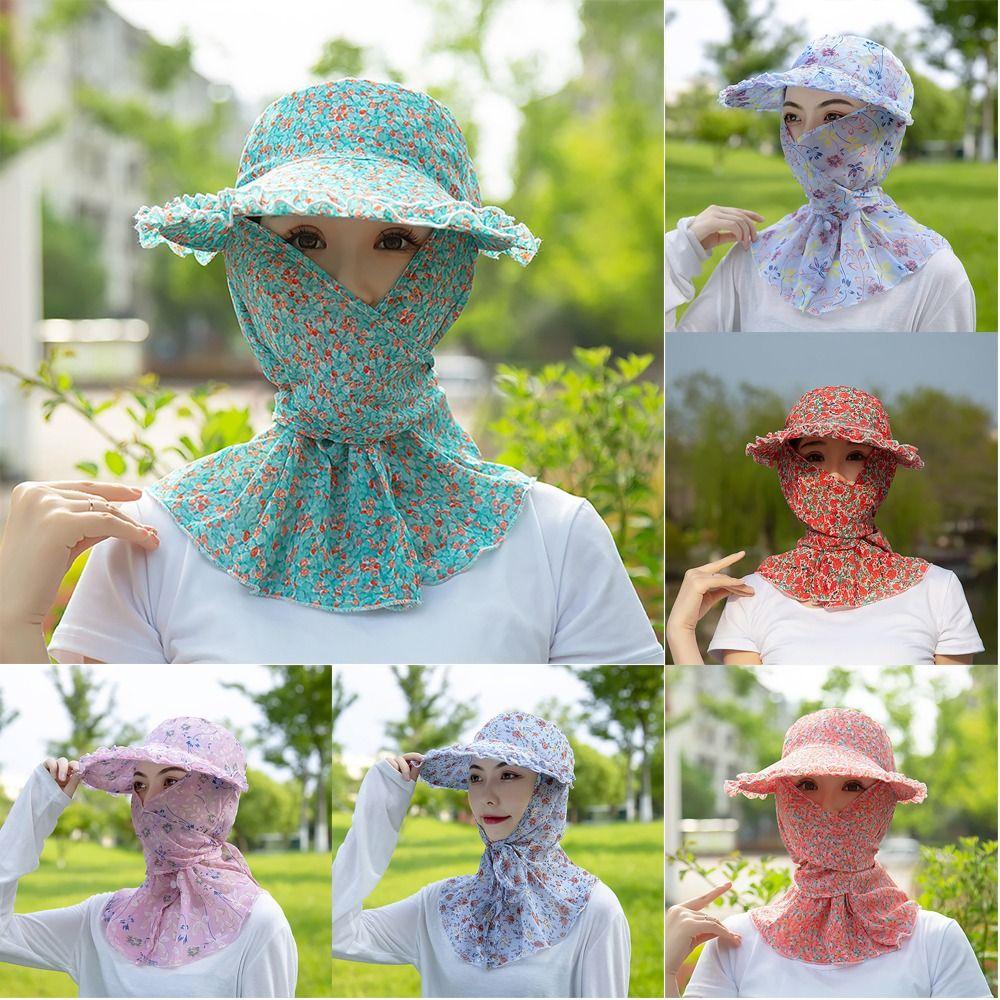 Wide Brim Bucket Hat Sunscreen Tea Picking Cap New Sun Hat  Outdoor