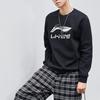 Li Ning Fleece Lined Warm Casual Sports Hoodie Men Hoodies Black AWDQC91-6