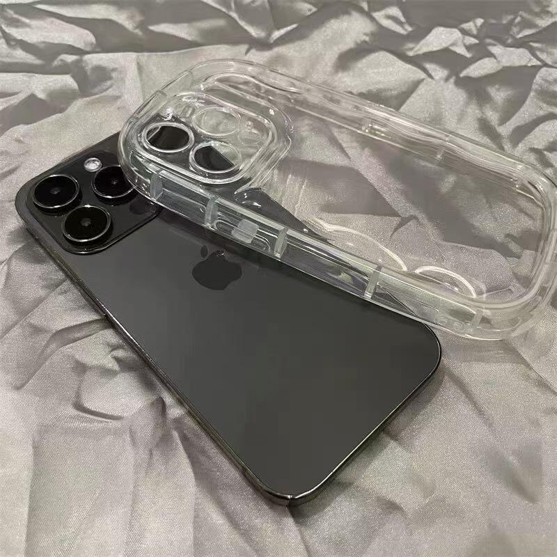 Apple 16 Pro Max Anti-Fall Transparent Protective Case for iPhone 13-15