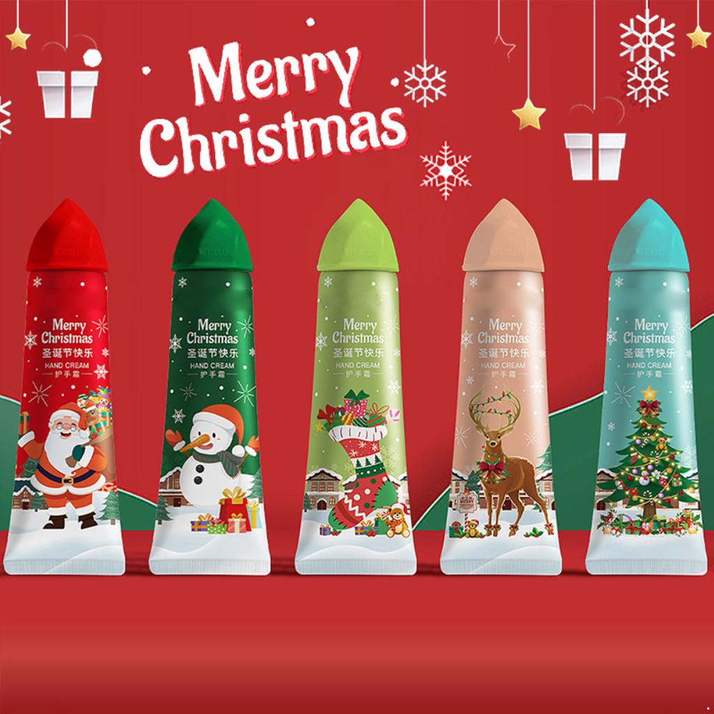 Holiday Hand Cream Trio Winter Care Moisturizing Gift Set Travel Friendly Hand Lotion for Nourishment and Dry Skin