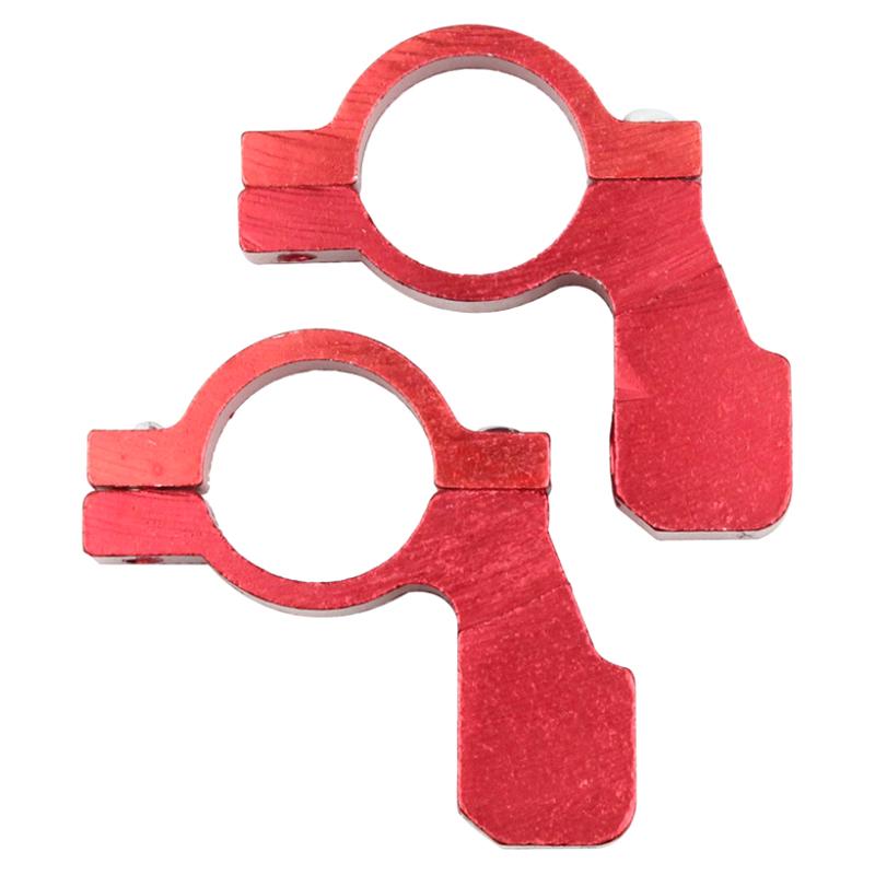 Support de Support de Fixation d'Adaptateur de Support de Rétroviseur Arrière Universel pour Moto Vélo VTT Serre-vis Aluminium CNC Guidon 22 mm 7/8 po