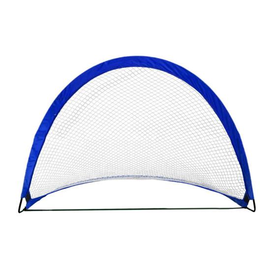 Bewegliches Fußballtornetz für den Außenbereich, verbessert die Genauigkeit und Fähigkeiten, verbessert das verschleißfeste, faltbare Fußball-Schussnetz, Freistoß-Übungs-Fußballziel