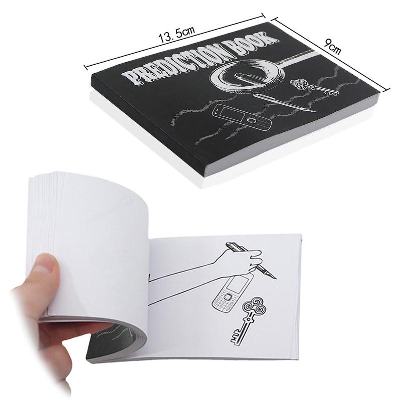 Prediction Book Magic Trick Props Gimmick Stage Close Up Comedy Fire Magic Accessories For Kids Beginners Magicians