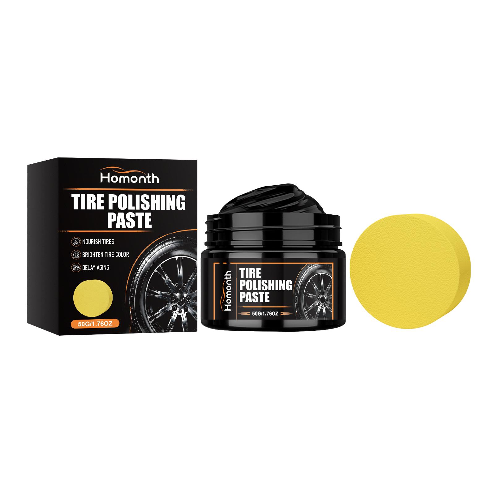 Tire Shine Gel – Long-Lasting Black Gloss UV Protection for Car Tires 1pc