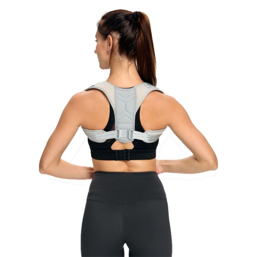 Redresseur de dos à ceinture Corset d'épaule Support d'épaule Correcteur de posture dorsale Support de cou réglable
