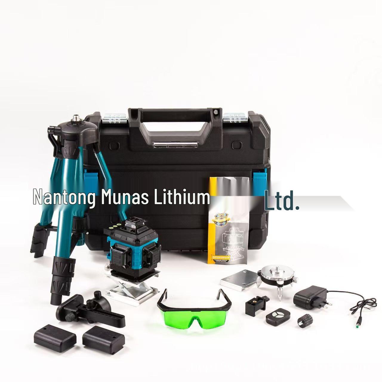 

12-Line High-Precision Laser Level with Strong Green Light & Auto-Leveling, 16 Infrared Lines