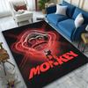 [1pc Mokex Red Demon Office Chair Carpet] Digital Printed Area Rug for Home & Game Room Use, Soft Indoor Sofa Chair Mat