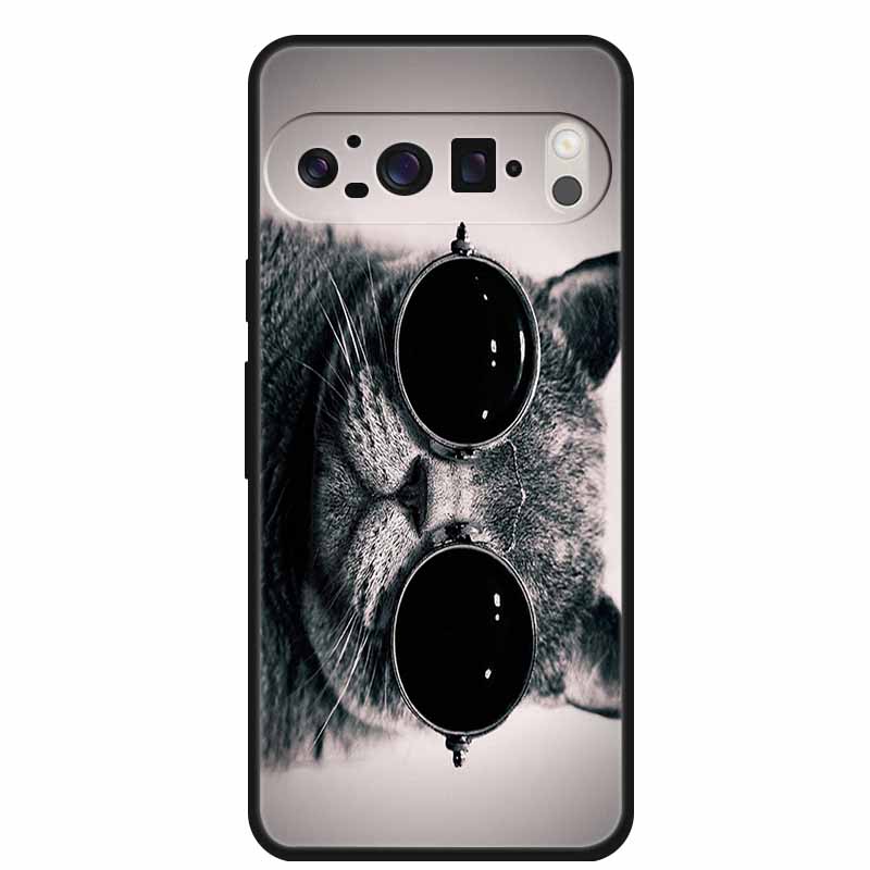 Für Google Pixel 10 Pro XL 5G Hülle Tiere Weiches Silikon TPU Handyhülle Rückseite für Pixel 10Pro XL Cooler Wolf Schutzhülle