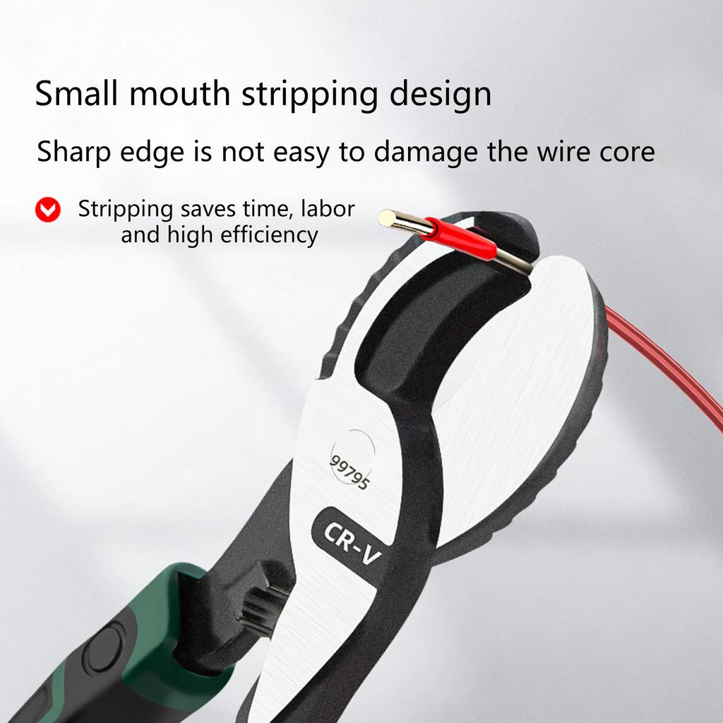6/8/10inch Carbon Steel Cable Cutter Pliers Electrician Manual Wire Stripper For Household Appliance Repair Hand Tool