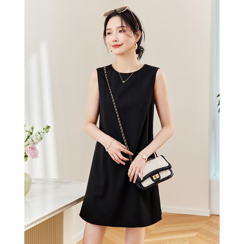 TERRE BLEUE Damen Ärmelloses Westenkleid Zweiteiliges Set