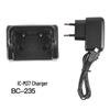 Chargeur de bureau BC-235 pour talkie-walkie IC-M37 avec compatibilité batterie BP-296.