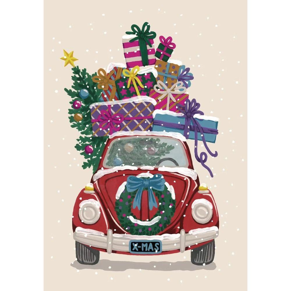 Vintage Christmas Metal Wall Decoration, Holiday Sticker Sign