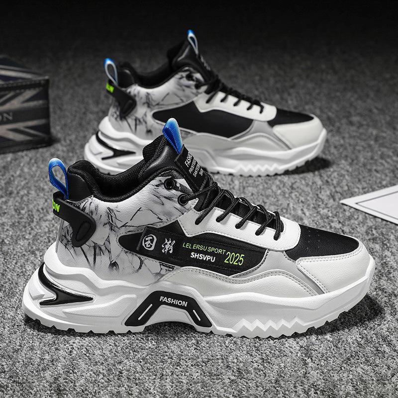 Hohe Winter 22 neue Outdoor-Freizeitschuhe, jugendliche Sport-Dicke-Sohle-Höhenwachstum Papa Trendschuhe