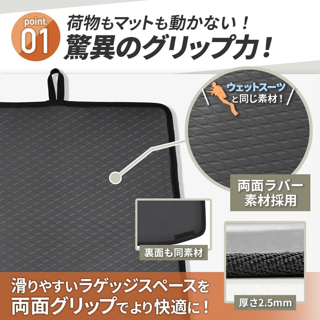 SEIWA Car Supplies for Suzuki Jimny Sierra Cargo Bed Luggage Mat IMP212 Compatible with Trunk Rear Foam Rubber Scratch Car Supplies Model-specific &