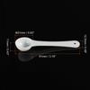 Uxcell Micro Spoons, 1-Gram Measuring Scoops, Plastic, Round Bottom, Mini Spoons with Hanging Hole, Home Kitchen Powder Measuring, Baking, 30 Pieces