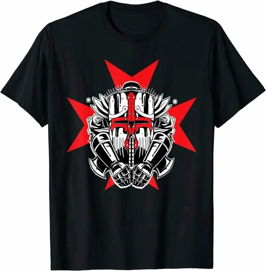 

Crusader Knights Templar Warrior Armor Cross Weapons TShirt Summer Cotton ONeck Short Sleeve Mens T Shirt New S3XL S