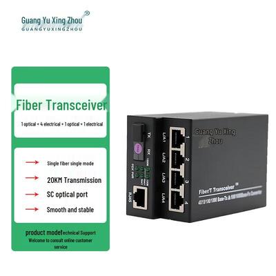 Gigabit Tek Modlu Tek Fiber Optik Alıcı-Verici Seti