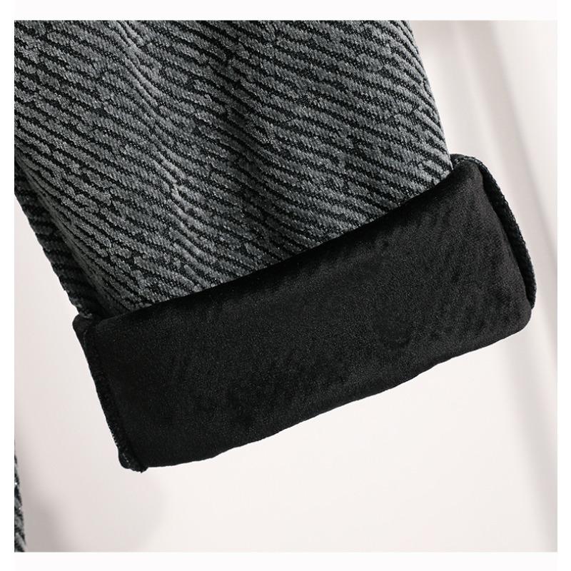 DIMANAF Plus Size Women Long Pants Loose Casual Elastic Waist Thick Lady Vintage Winter Autumn 2025 Bottoms