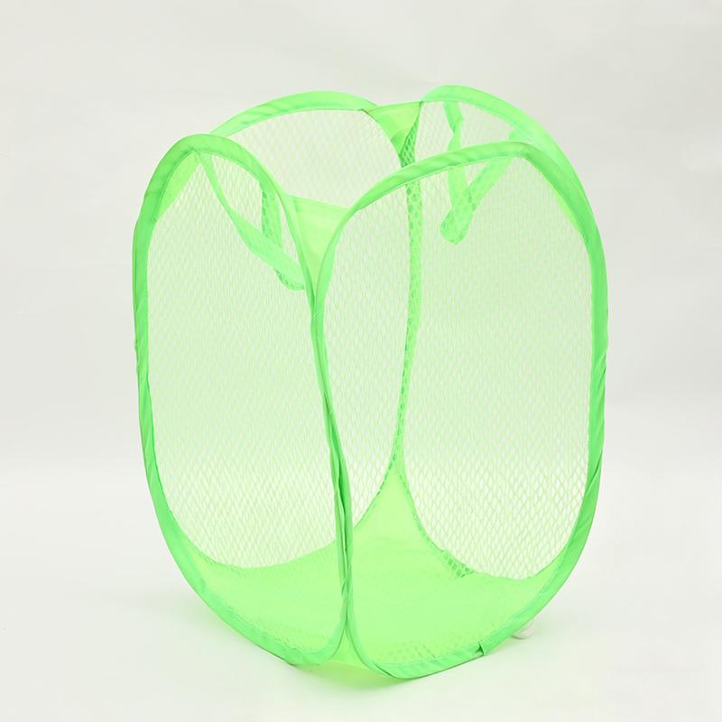 Versatile Mesh Laundry Basket Foldable for Travel and Small Space Dirty Clothes Storage A3